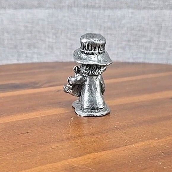 Vintage Michael Ricker Pewter Figurine - Girl with Teddy Bear - Picture 5 of 10